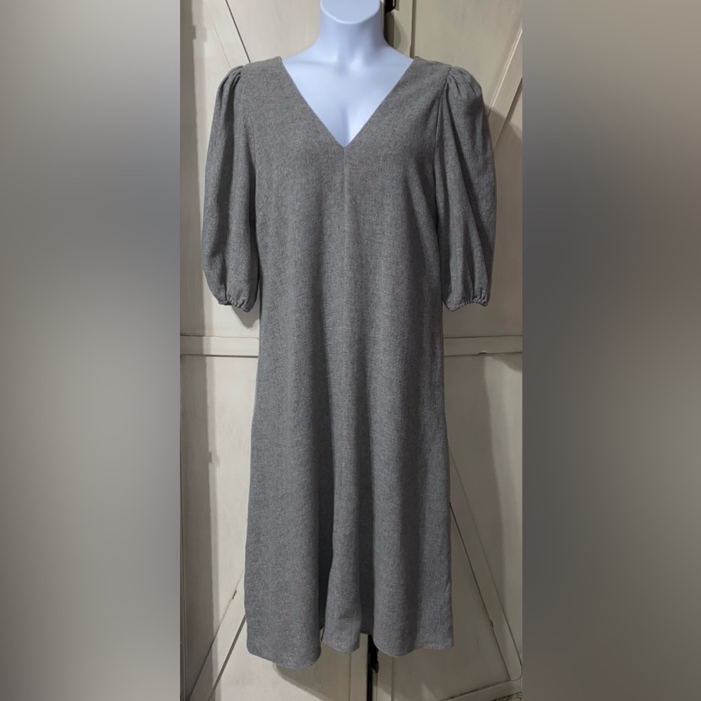 Zara Wool-Blend Midi Dress